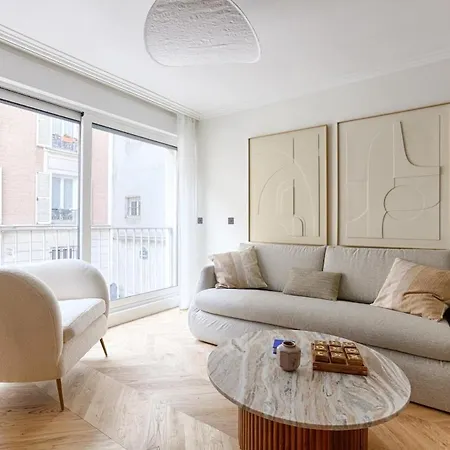 Mykeypers - Luxurious Flat 2br-6p - Arc De Triomphe Lägenhet